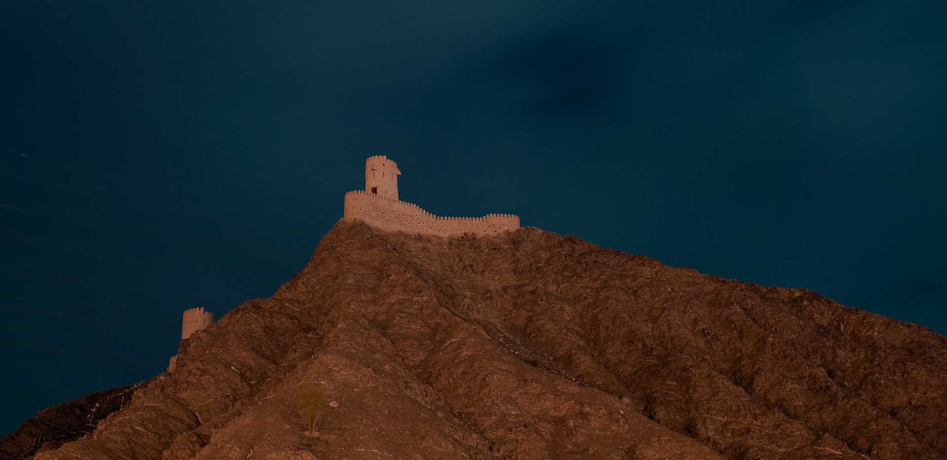 Ancient Fort in Mountains